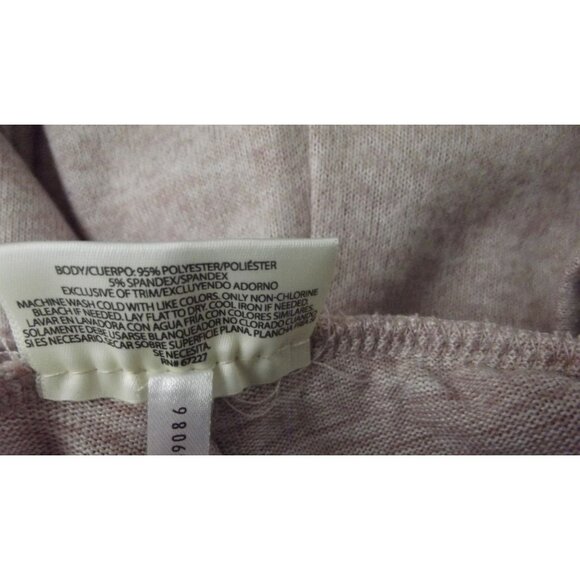 Bobbie Brooks Pants Womens 3X Jogger Pink heather High Rise cozy knit sweatpants - Picture 14 of 14